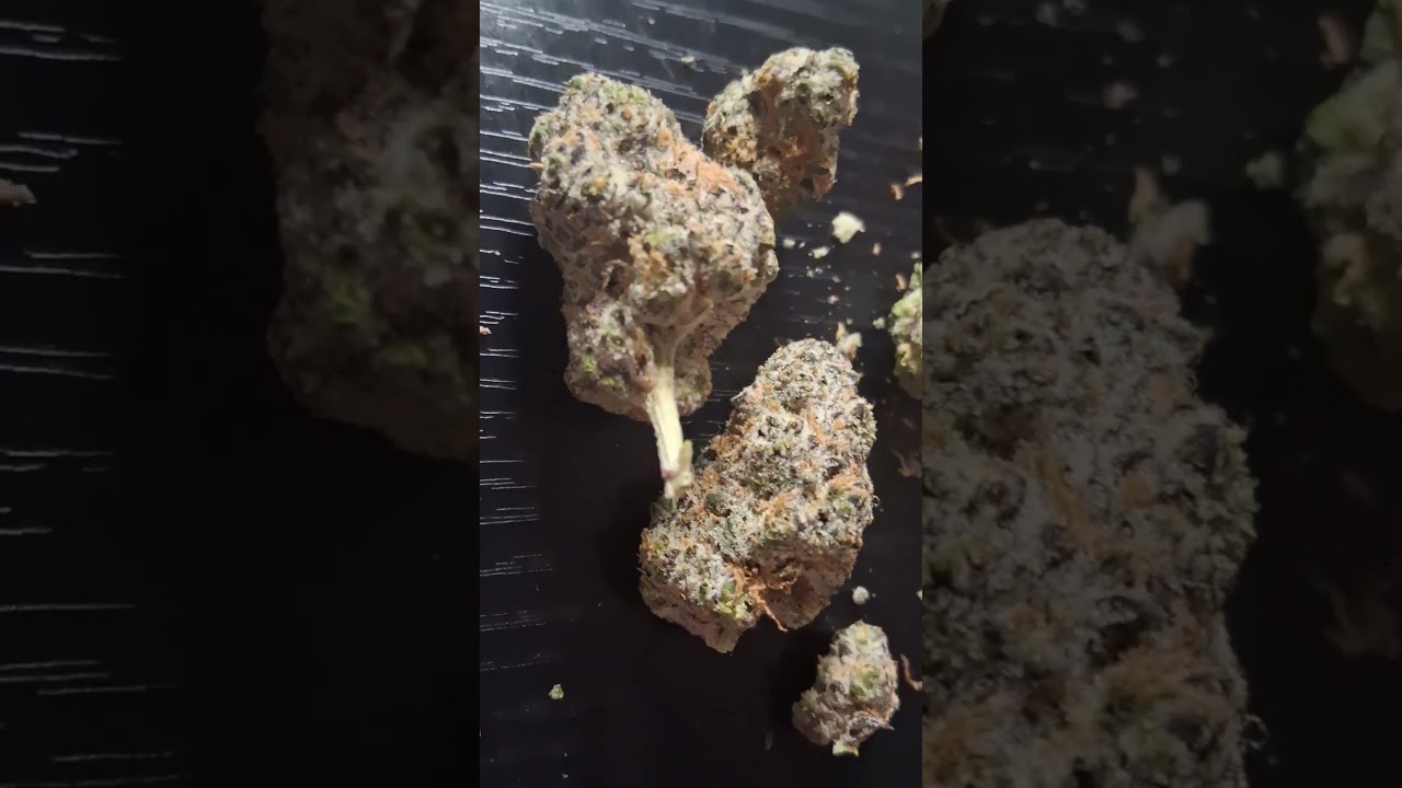 look at those trichomes bling * marijuana * "Lrn Ln" * indica * dispo * 1/8th = 3.5g * whole flower