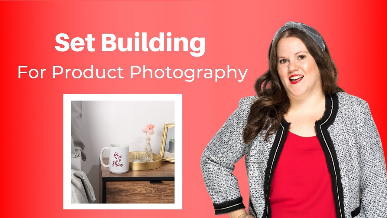 Set Building For Product Photography In Studio Of Bedroom Setup
