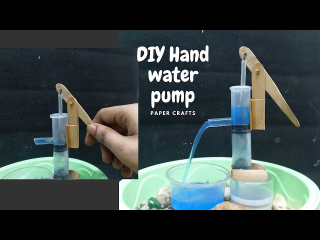 How to Make Your Own Faux Hand Water Pump - A Crafty Mix