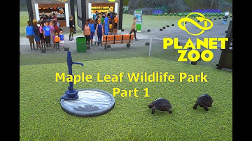 Maple Leaf Wildlife Park Part 1! - Planet Zoo Career - Episode 4