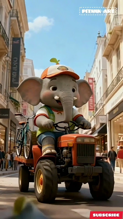 GAJAH LUCU MEMBELI SEPEDA UNTUK SAHABAT TERBAIKNYA #shorts