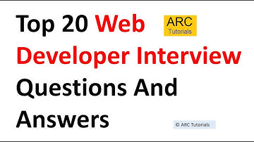 Top 20 Web Developer Interview Questions Answers | Fullstack Developer Interview Questions