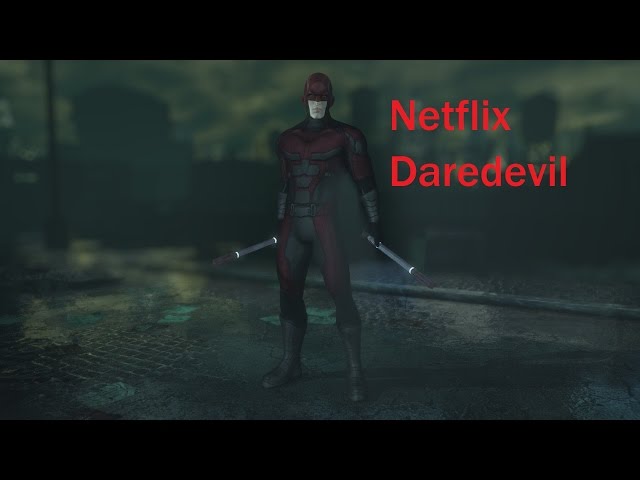 batman arkham knight daredevil skin mod, Stable Diffusion