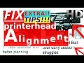 EXTRA TIPS!!! Fix Printing head alignment PART 2 including how to Replace encoder strip