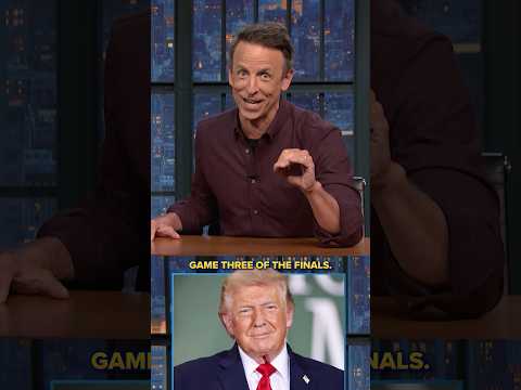 Trump is attending Game 3 of the NBA Finals
