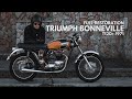 Triumph bonneville t120r 1971  full restoration classic motorcycle  girona cafe racers  asmr