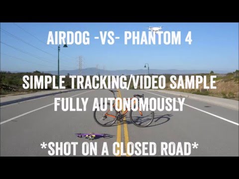 Active Track in Sport: DJI Phantom 4 vs Airdog Drone