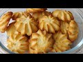 Melting Moments | Danish Butter Cookies | 3 Ingredient Butter Cookies | Eggless Butter Cookies