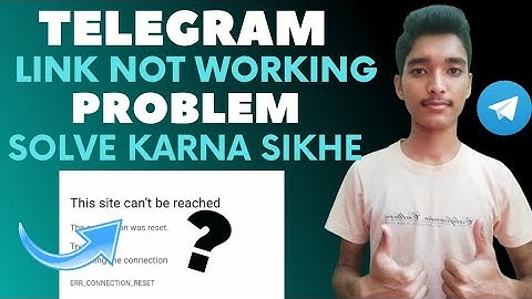 Fix telegram link error | Telegram channel link not working | telegram | mdisk link not opening