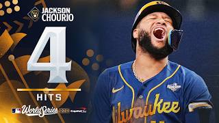 4-HIT GAME for Jackson Chourio! 👀 (He's RAKING in the 2026 World Series!) | MLB Highlights