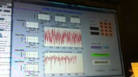 DTMF encoder/decoder part1