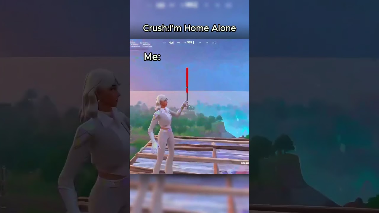 When your crush is home alone 😭