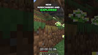 Day 49 of playing 1 Second of Hardcore Minecraft for every new sub #minecraft #gaming