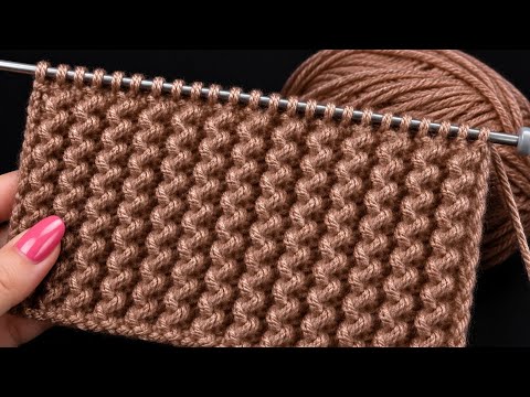 सिर्फ दो सिलाई का डिजाइन। very easy knitting pattern for beginners. Knitting design for Sweater.