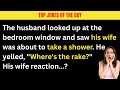 He just wanted to find his rake but what his wife did next almost gave him a stroke 😂 | Couple Jokes