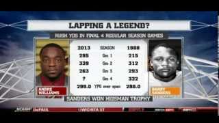 Andre Williams For Heisman on College Football Live