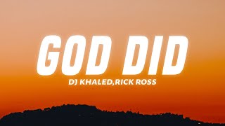 Dj Khaled - God Did (Lyrics) Ft. Rick Ross, Lil Wayne, JAY-Z, John Legend \& Friday