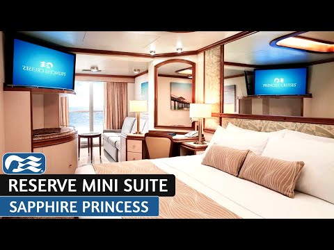 Sapphire Princess Reserve Collection Mini-Suite walkthrough tour
