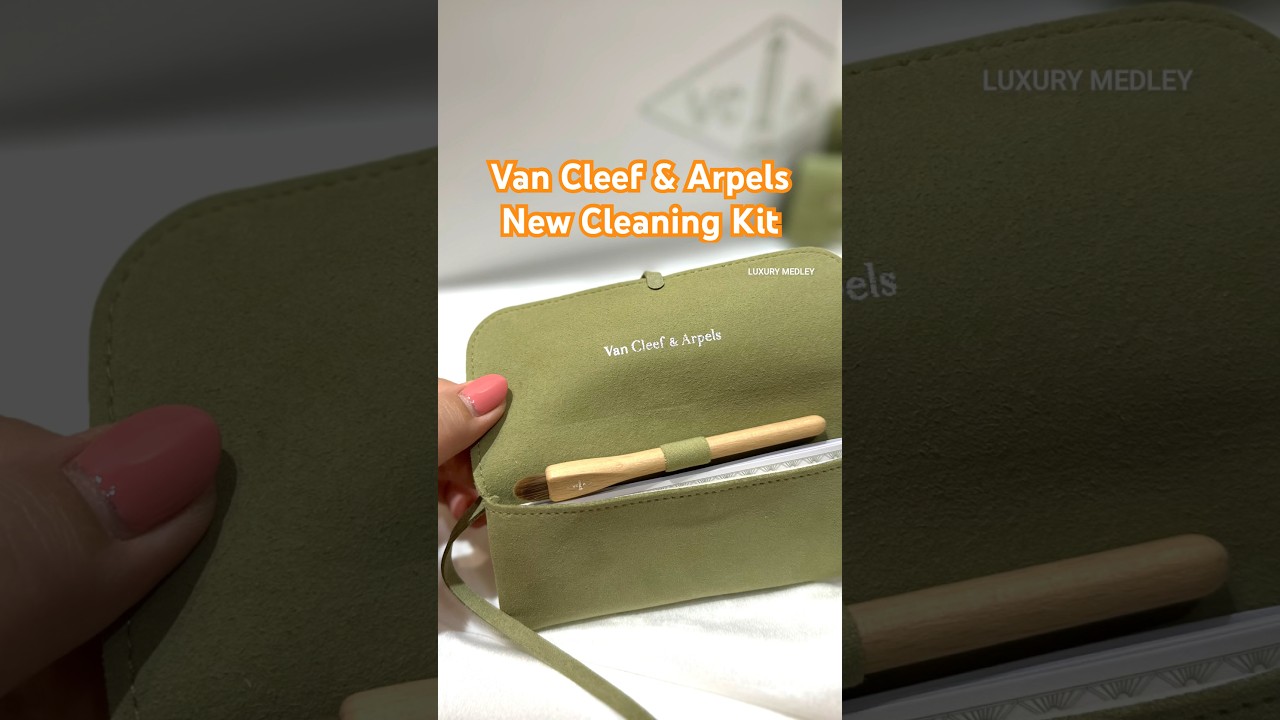 Upgraded VCA Cleaning Kit! #vancleefarpels #luxurymedley #shorts