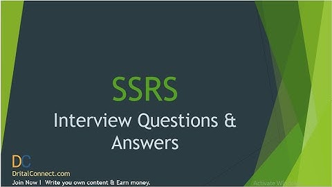 Top 50 SSRS Interview Questions & Answers for 2021