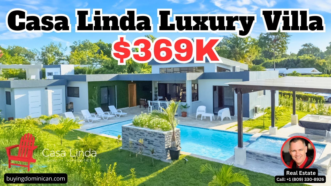 Sosua 3 Bedroom Villa with Private Pool | Casa Linda Dream Home Tour