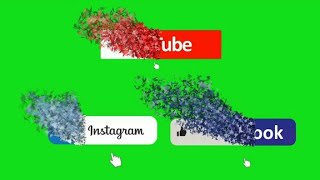 TOP YOUTUBE, FACEBOOK AND INSTAGRAM GREEN SCREEN