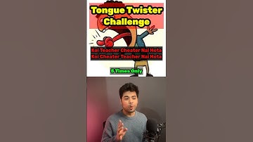 Tongue Twister Challenge 😜