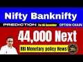 Nifty Banknifty Prediction For 6 December ⚫️ RBI Monetary Policy News ⚫️ profit2day