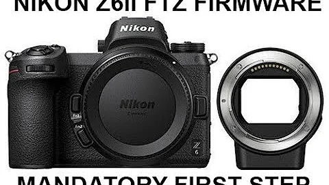 Nikon Z6ii ftz adapter firmware MANDATORY Update Required #shorts