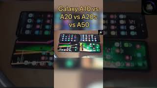 Galaxy A10 Vs A20 Vs A20S Vs A50 Freefire