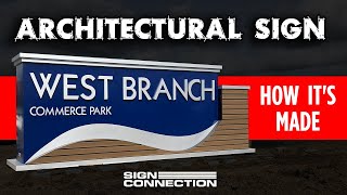 Designing, Building and Installing an Architectural Sign