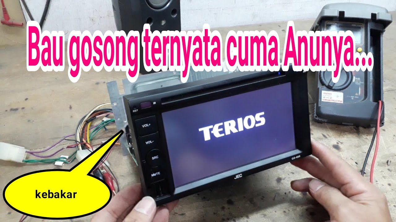 Cara Perbaikan DoubleDin Mati Total - Merk JEC GD 668