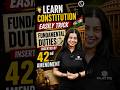 How Did Fundamental Duties Enter the Indian Constitution? | 42nd Amendment Explained #PW #Duties