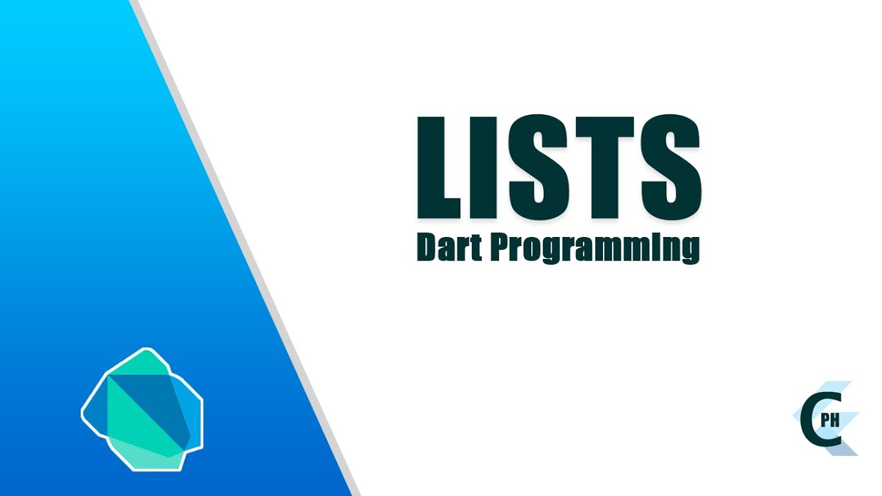Dart Programming Tutorial Lists using Visual Studio Code YouTube