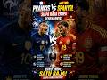 Fakta Menarik Pertandingan Semifinal Prancis VS Spanyol #pialadunia #worldcup #shorts
