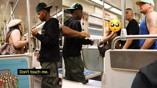 Disturbing Girls In A Subway! 🥺 -  Social Experiment screenshot 2