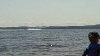 jetski takes off, canon fire.AVI