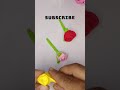 Colorful BisClay Flowers | Red Yellow Pink Flower Making | Easy DIY | Mixora Zone