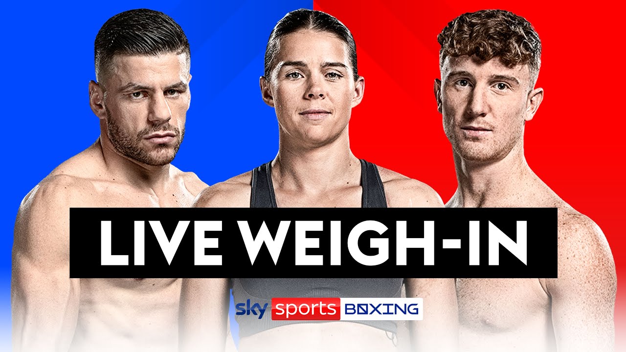 LIVE WEIGH-IN! Savannah Marshall vs Femke Hermans and Florian Marku vs Chris Jenkins