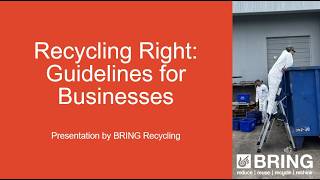 Recycle Right: Guidelines for Businesses News