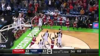Wisconsin vs Xavier 2016 buzzer beater