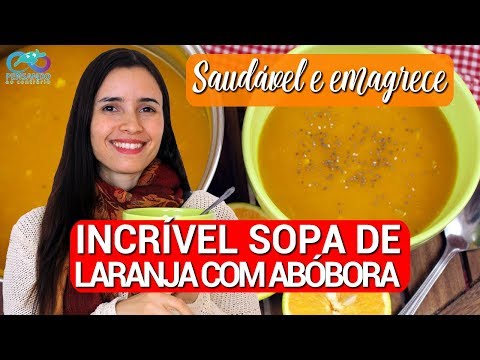 Vídeo: Sopa De Abóbora Com Suco De Laranja