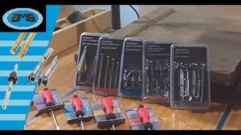 #Lidl #Parkside Drill bits and #Powerfix Screwdriver - Milling - Countersink - Forstner