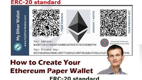 FREE How to Create an Ethereum Paper Wallet (cold Storage)