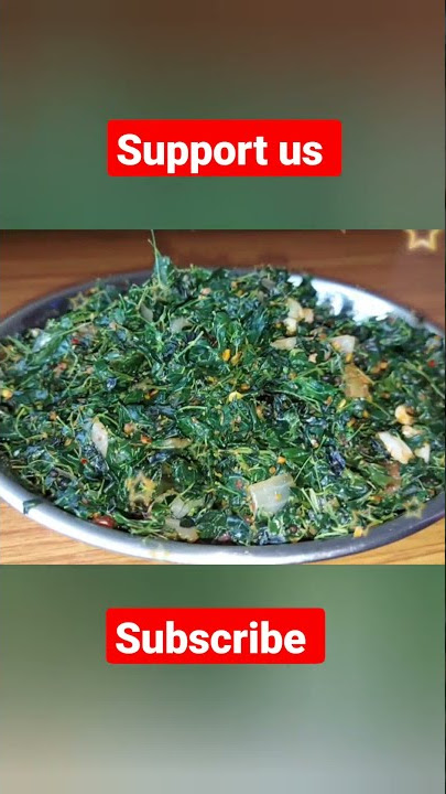 Drumstick leaves fry | Nugge Soppina palya | #shorts