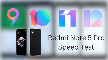 MIUI 9 vs MIUI 10 vs MIUI 11 vs MIUI 12 MEGA Speed Test for Redmi Note 5 Pro