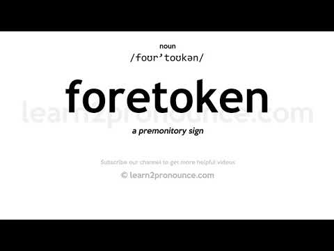 Video: Hva betyr foretoken?