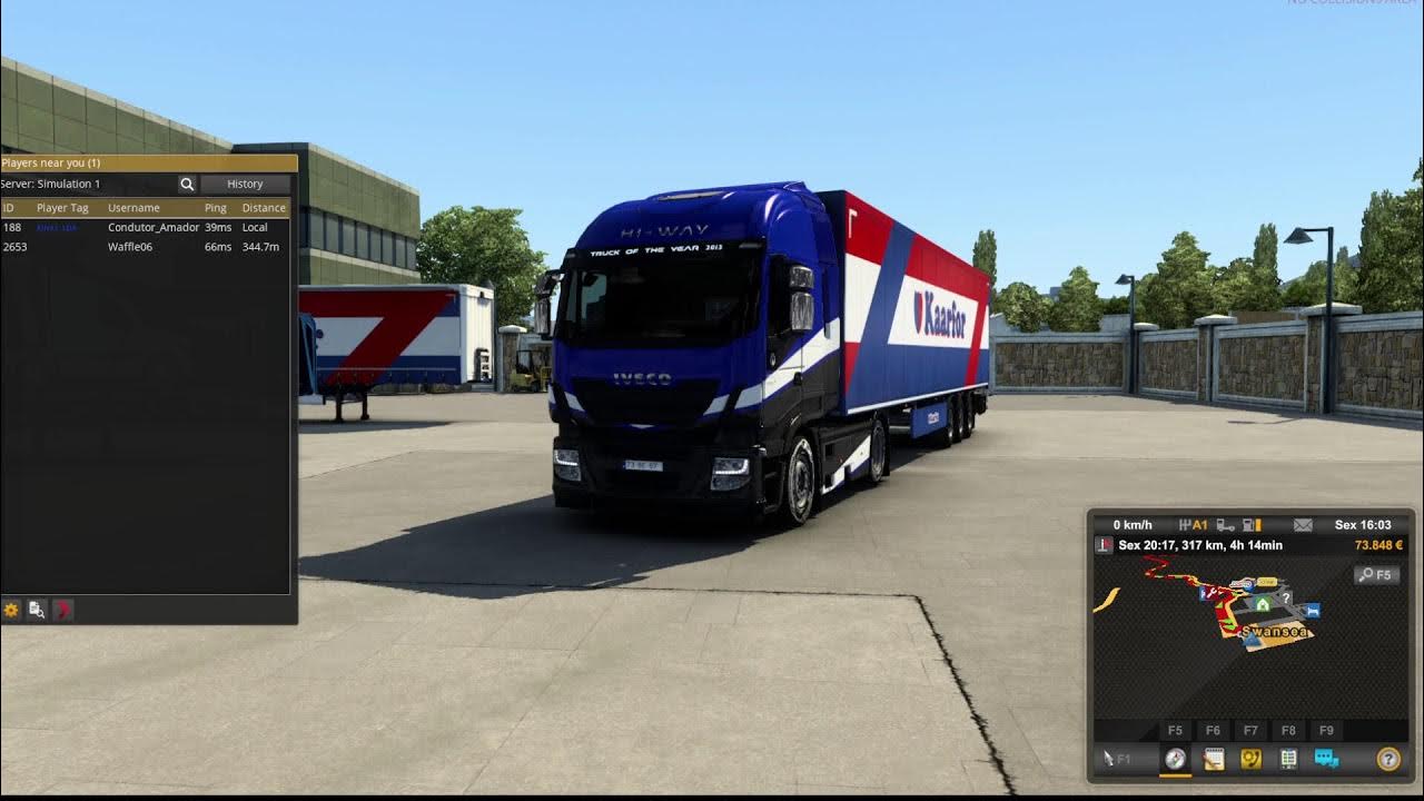 O RD COMPROU UM CAMINHÃO ARQUEADO! ( TÁ MUITO ALTO ) - EURO TRUCK SIMULATOR  2 + G920 