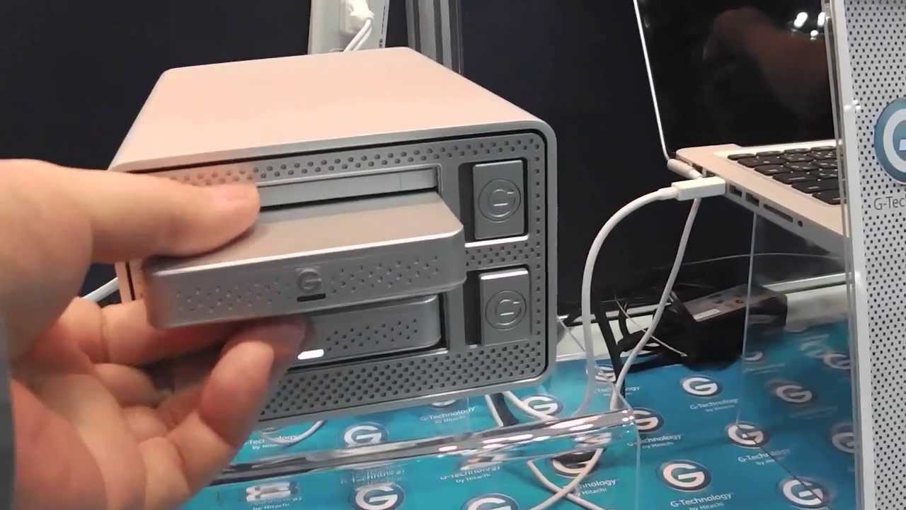 G-Technology:Thunderbolt接続ドライブ「G-DOCK ev Thunderbolt」の製品紹介 - YouTube
