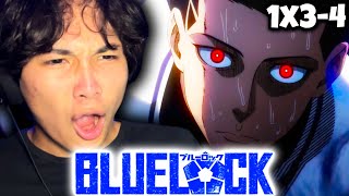 Reacting To Blue Lock As A Lifetime Athlete 1X3-4 First Time Reaction